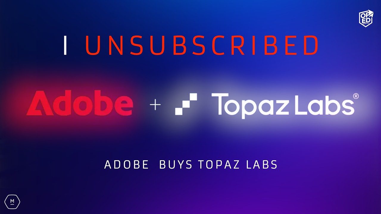Still from Matt Irwin's video on the Adobe and Topaz Labs deal