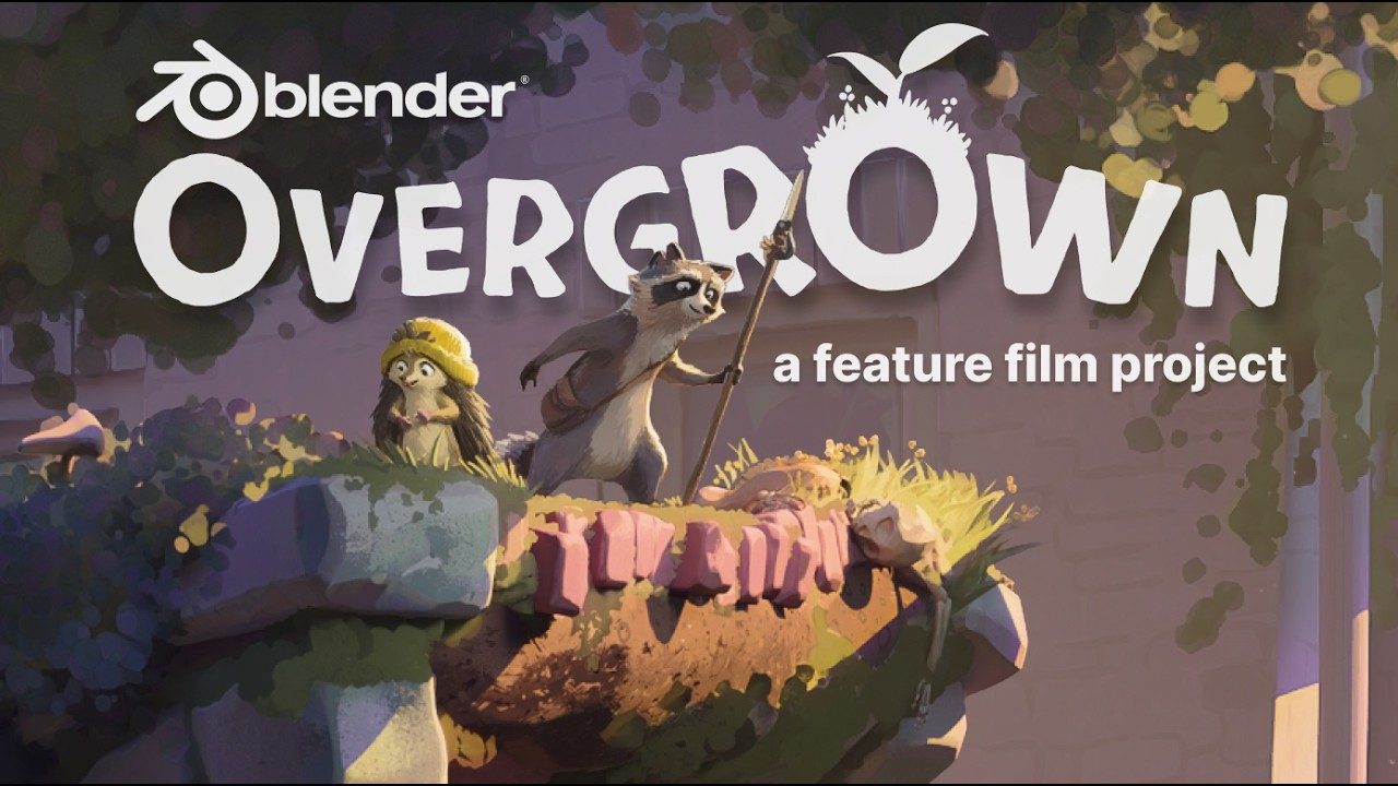 Still from Blender Studio's OVERGROWN announcement video