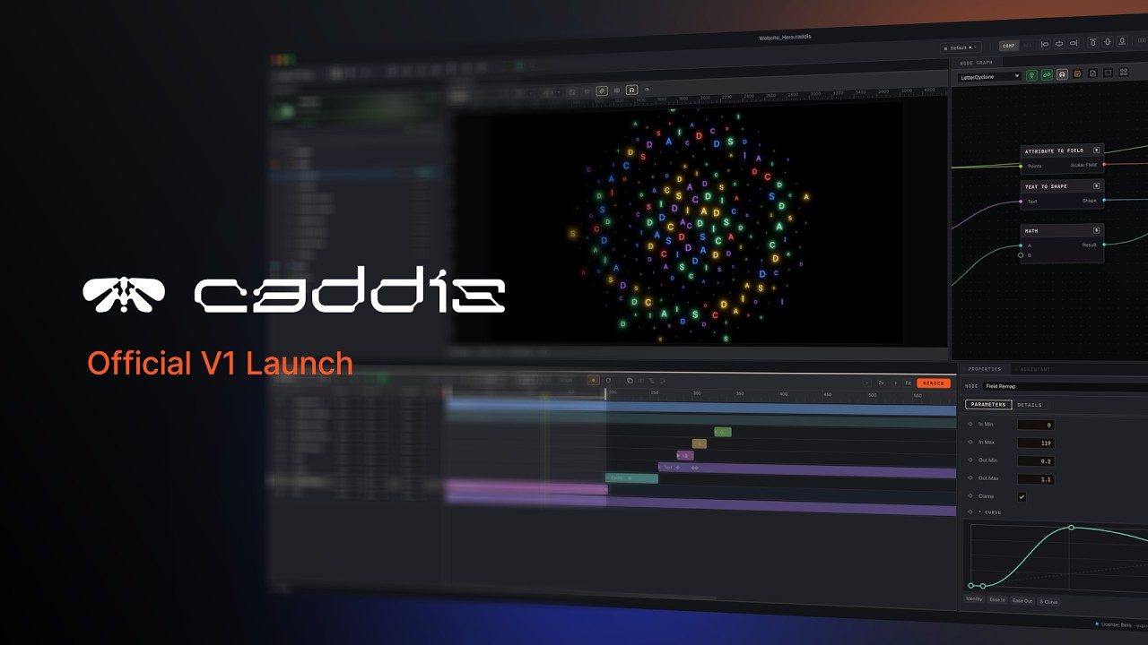 Caddis 1.0: a node graph per layer, and Linux — 3D on Backdrop