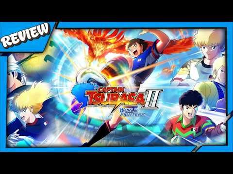 Still from a video review of Captain Tsubasa 2: World Fighters