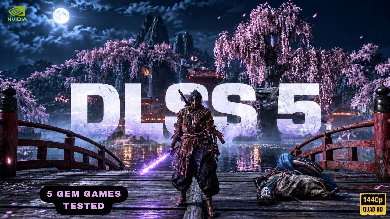 Still from a side-by-side test of DLSS 5 injected into older games