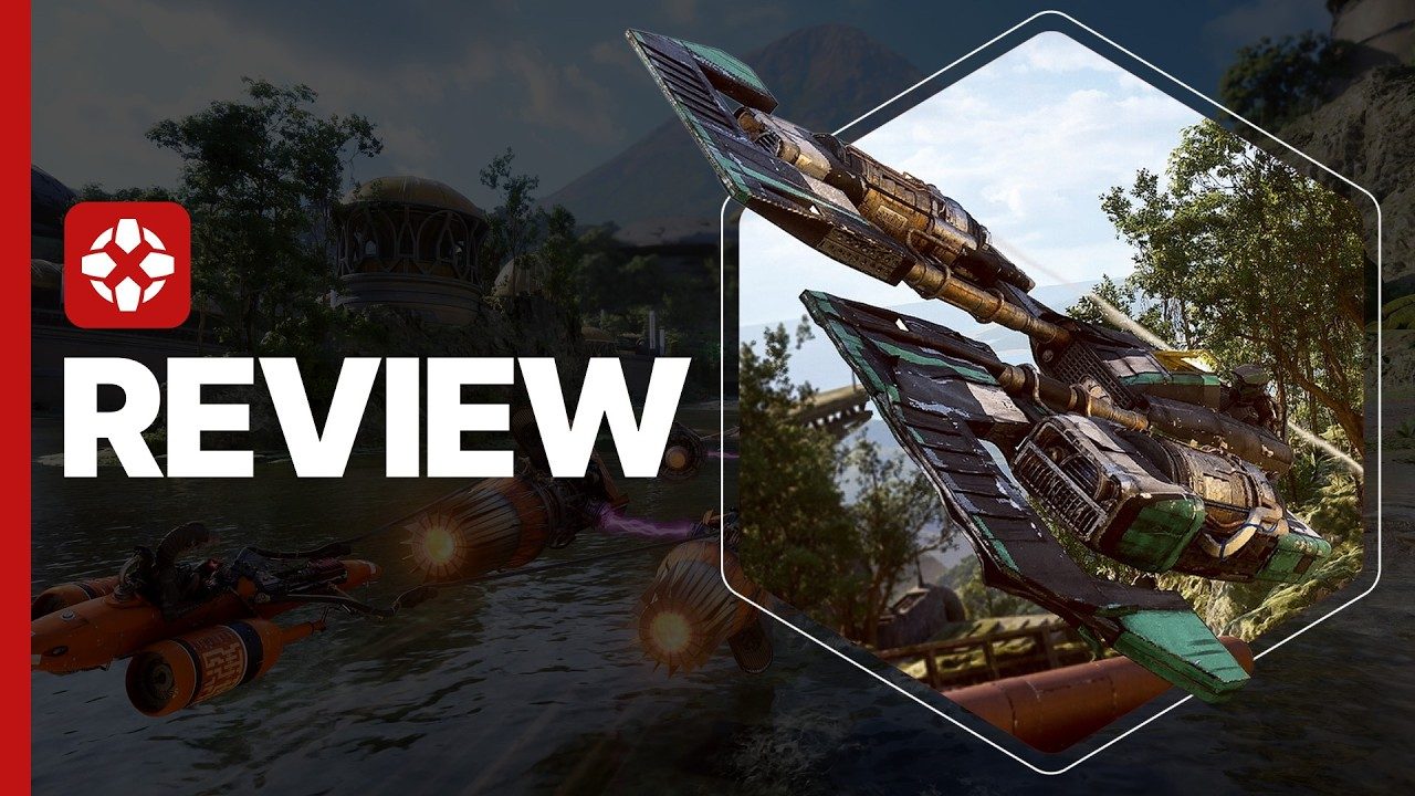 Still from IGN's Galactic Racer video review