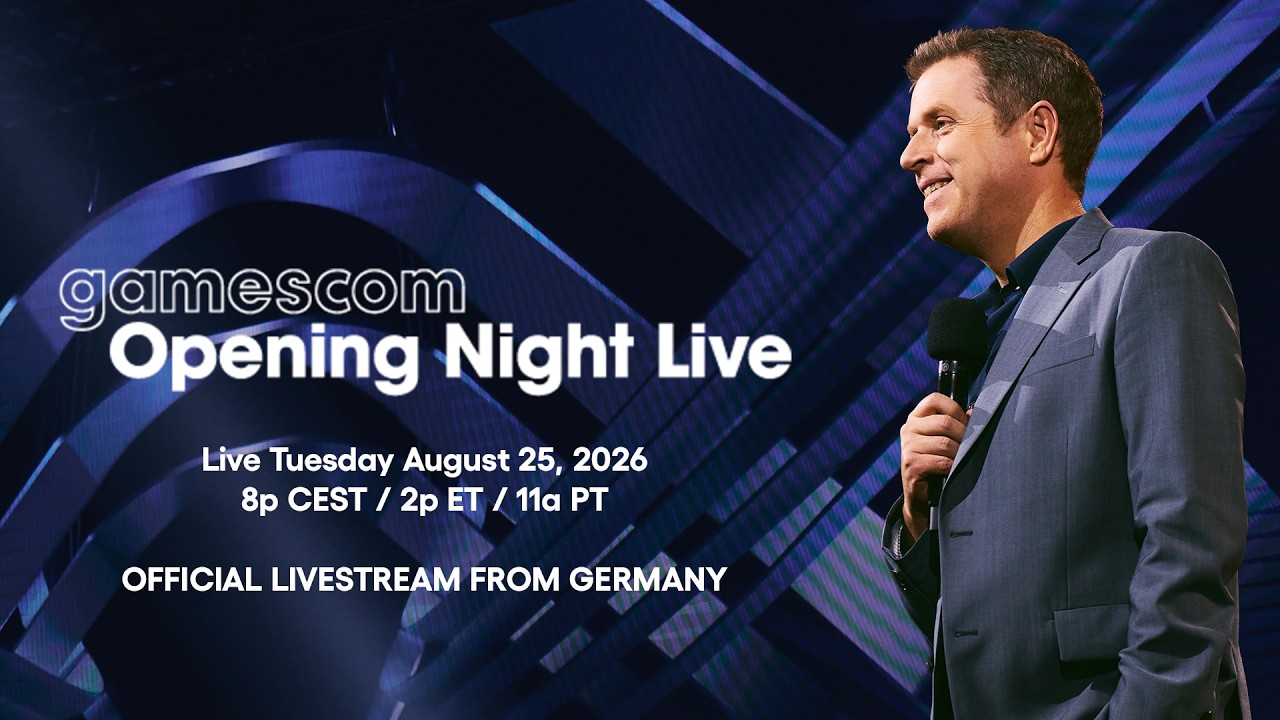Gamescom Opening Night Live 2026 official livestream title card