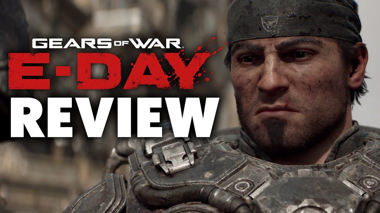 Still from a video review of Gears of War: E-Day