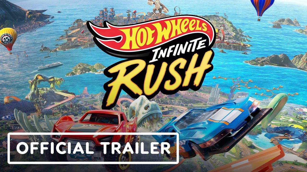 Still from the Hot Wheels Infinite Rush challenges overview trailer