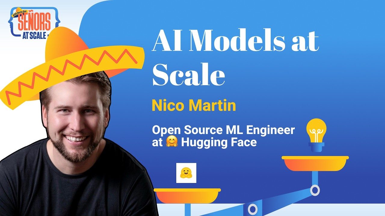Still from an interview with Nico Martin about on-device inference