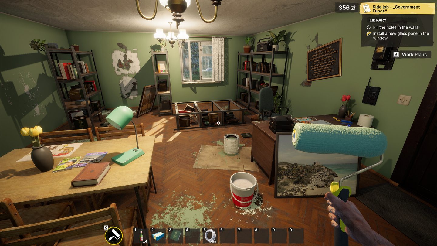 Low-Budget Repairs made squalor readable — 3D on Backdrop