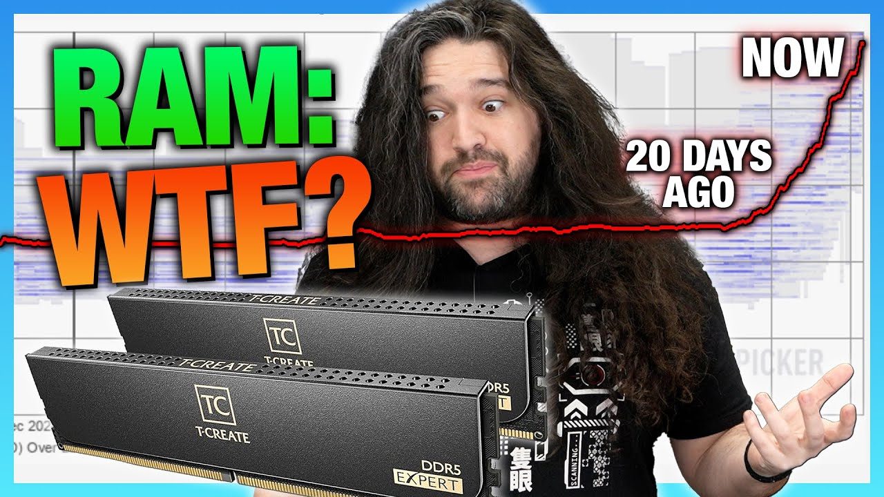 Still from GamersNexus's RAM: WTF? video