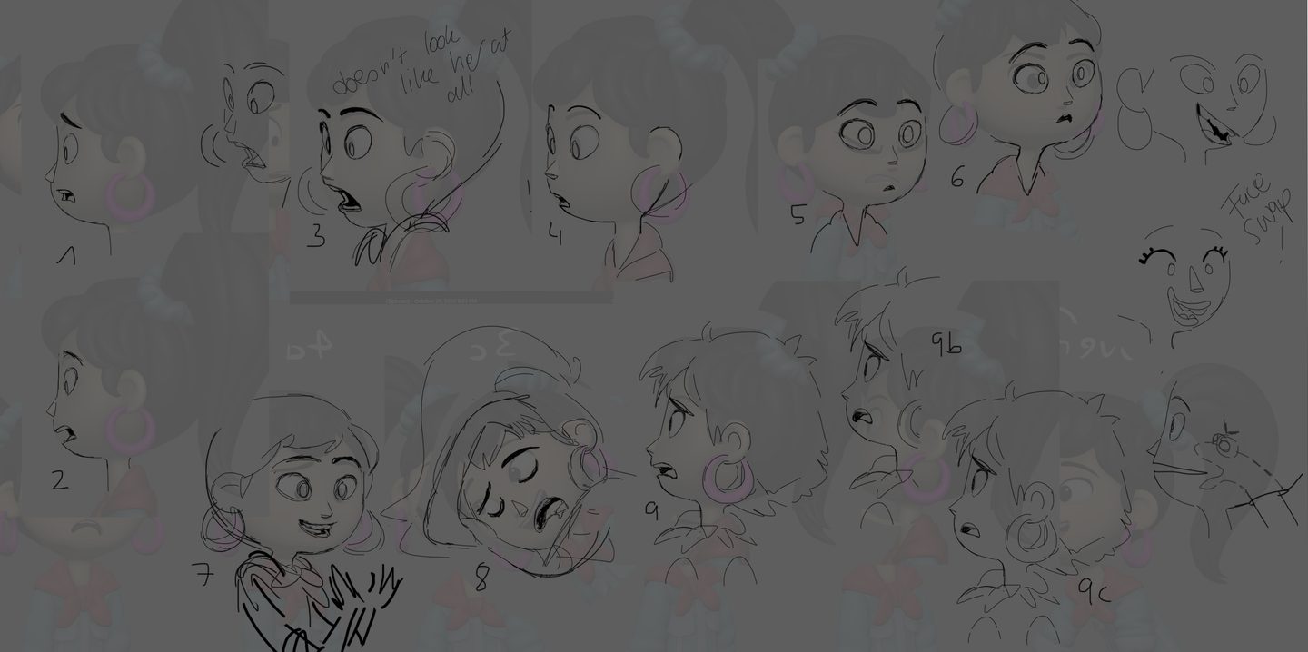 Stylized hair normals: shade it as one mass — 3D on Backdrop