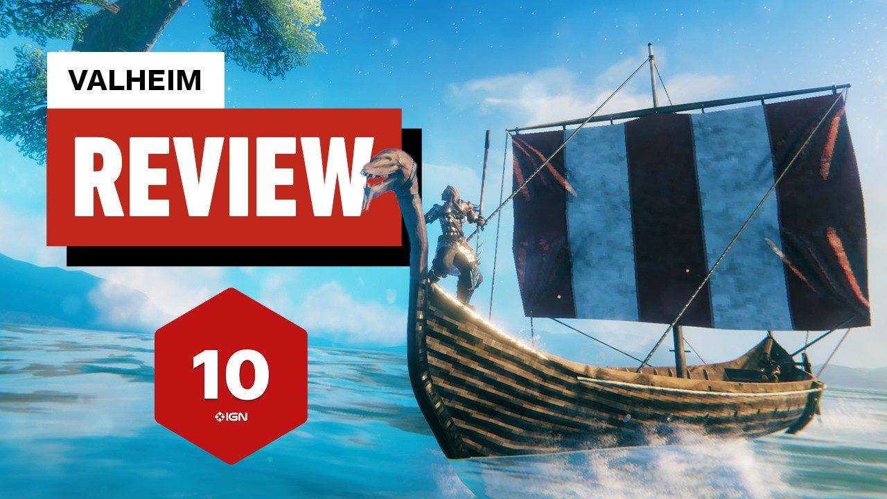 Still from IGN's Valheim video review